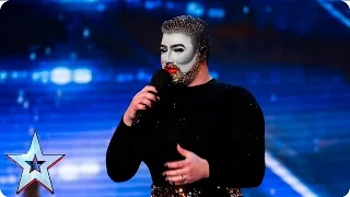 Danny Beard is all that glitters and more! | Auditions Week 7 | Britain’s Got Talent 2016