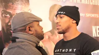 ANTHONY JOSHUA v KEVIN JOHNSON HEAD TO HEAD @ PRESS CONFERENCE / CAPITAL PUNISHMENT