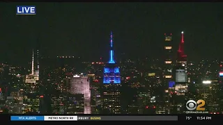 Empire State Building Shines Blue For 'Blue's Clues' 25th Anniversary