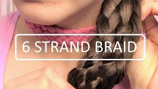 Easy 6 Strand Braid- How to Braid Breakdown and Hair Tutorial
