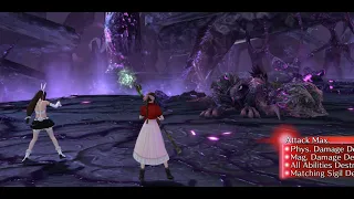 FF7 EC : Tower 90 Tifa and Aerith Duo