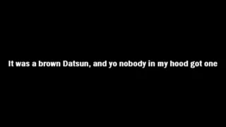Nas - The Message (lyrics video)