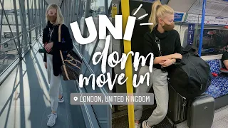 Moving into my London University Dorm 2020 | Student in London