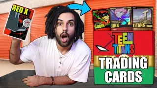 Opening MORE VINTAGE CARTOON NETWORK Teen Titans Booster Packs! *HUNTING FOR $1000 RED X ULTRA RARE*