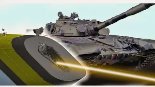 Merkava I vs T-72A | Armor Penetration Simulation
