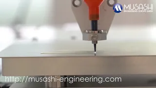 UV Adhesive dispensing with Musashi ML-808GX