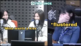 Heize gets real flustered by Sana & Mina