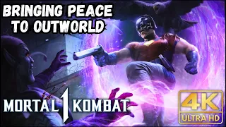 Peacemaker Character Ending | Mortal Kombat 1 4K Clips (Peacemaker Tower Ending)