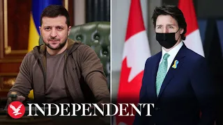 Live: Ukraine's president Zelensky addresses Canadian parliament