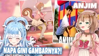 Ketika Kobo dan Risu Heran Sama Meme 'Anjim' | hololive Collab