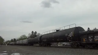 NS 14N at Enon Valley, PA with Primer Cab 4120 and Military Vehicles  5/6/2018