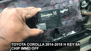 TOYOTA IMMO OFF H KEY 8A CHIP