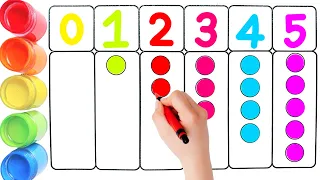 123 match the numbers | ukg math | Learn numbers from 1 to 10 | toppo kids