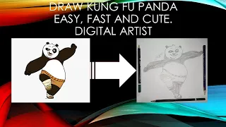 Kung fu Panda | Digital Artist | Cartoon Series Drawing