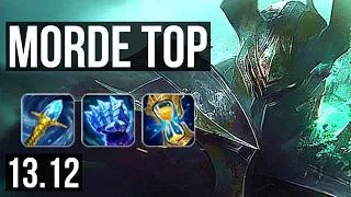 MORDEKAISER vs KLED (TOP) | 7 solo kills, 1200+ games, 1.5M mastery | EUW Master | 13.12