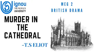 MURDER IN THE CATHEDRAL | T.S ELIOT | PLOT SUMMARY DISCUSSION IN HINDI+ENGLISH