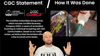 CGC Responds To Comic Book Reholder Scam And YouTuber Shows How It Was Done