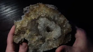 No cutting necessary geode found on a game trail