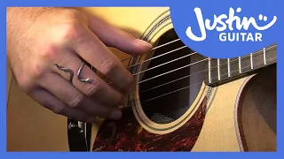 Basic Fingerstyle - Travis Finger Picking - Folk Guitar Lesson [FO-108]