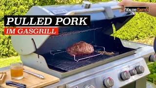 Unglaublich zartes Fleisch / PULLED PORK IM GASGRILL