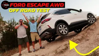 Is The 2023 Ford Escape Platinum AWD Good Off Road? - TTC Hill Test