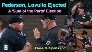 E48-9 - Joc Pederson & Torey Lovullo Ejected by Mark Carlson After Hat Trick Strikeout in Arizona