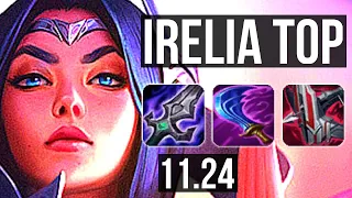 IRELIA vs CASSIOPEIA (TOP) | 8 solo kills, 900K mastery | BR Master | 11.24