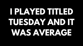 Titled Tuesday: An Average Chess Tuesday