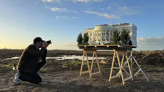 Build a 5 ft long White House and blow it up like in the Independence Day movie. Full video tutorial