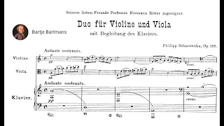 Phillip Scharwenka - Duo for Violin & Viola, Op. 105 (1898)