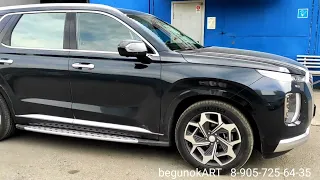 Установка блока лебедки для запасного колеса/докатки на Hyundai Palisade