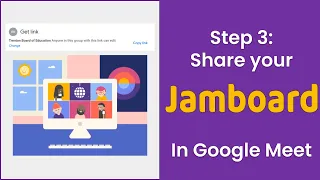 Jamboard Basics  Sharing a Jamboard in Google Meet