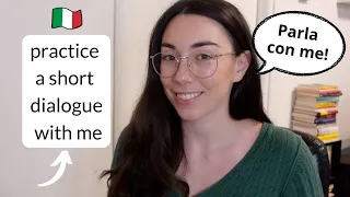 Improve your spoken Italian with this conversation exercise 🗣️🇮🇹 (subtitled)