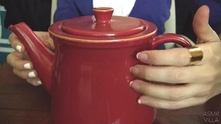 ASMR * Tapping & Scratching * Theme: Tea and Chocolate * Fast Tapping * No Talking * ASMRVilla