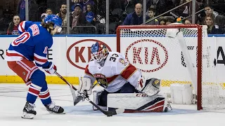 Panthers and Rangers settle back-and-forth battle in a shootout