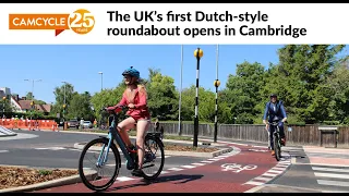 The UK's first Dutch-style roundabout opens in Cambridge