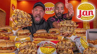 تحدي منيو كامل جان برجر 🍔