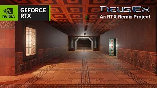 Making Deus Ex Compatible with RTX Remix | Echelon Renderer Full Ray Tracing & DLSS 3.5 Tech Demo