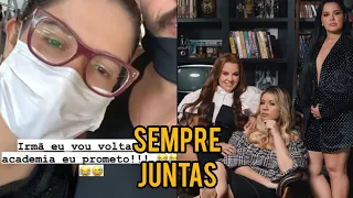 MAIARA (DA DUPLA COM MARAÍSA) POSTA VÍDEO COM MOMENTOS DE MARÍLIA MENDONÇA ANTES DE COMEÇAR SHOW