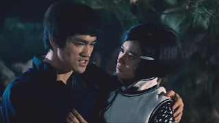 Bruce Lee romance scene under Shanghai night sky | Fist of Fury