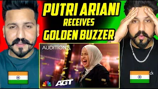 Indian Reacts Putri Ariani Receives the GOLDEN BUZZER from Simon Cowell