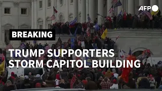 Trump supporters storm Capitol's steps; police evacuate Congress | AFP