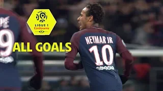 All Neymar JR Goals | season 2017-18 | Ligue 1 Conforama