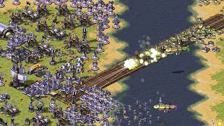 Red ALert 2 | Extra hard AI | summer Breeze Map | France 7 vs 1