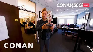 CONAN360° LIVE Highlight: Conan’s Office Tour | CONAN on TBS