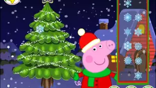 Peppa Pig Christmas Tree Decoration  Свинка Пеппа Наряжаем елку  Игра прохождение