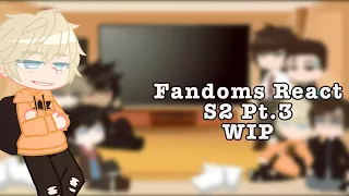 Fandoms react to each other s2 pt3 / Sam and Colby / WIP /