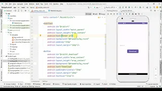 How to download file from url in Android Studio with Java