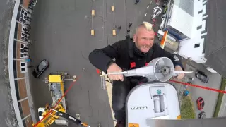 Austria Scooter stuntman crack the maypole