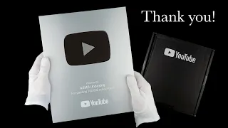Silver Play Button Unboxing - 100k Subscriber Special | ASMR Unboxing